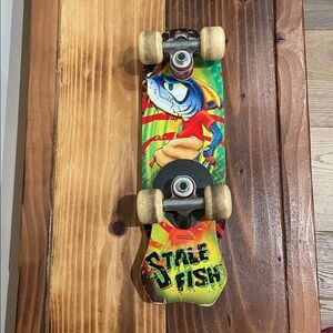 Rat Tailz Vintage Mini Rideable Skateboard Flip Out Tail Stale Fish
